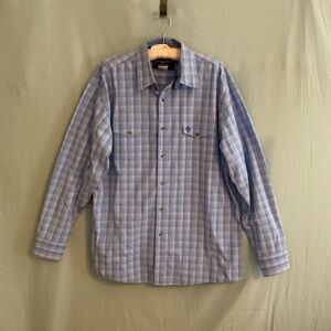 Wrangler George Straight Light Blue Checkered Men's Shirt